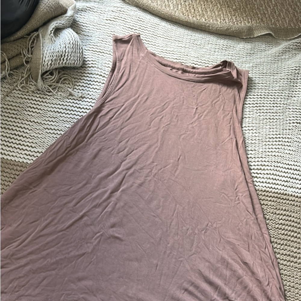 A New Day Pink Sleeveless Relaxed Tank Top